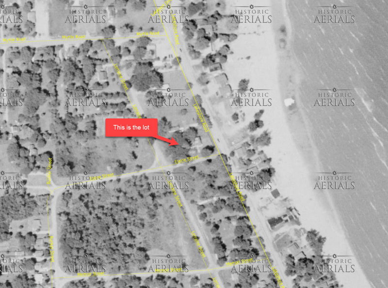 Sunrise Motel - 1964 Aerial